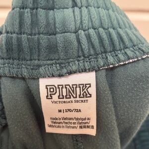 PINK Victoria's Secret Teal Zip-Up Collar Jacket
